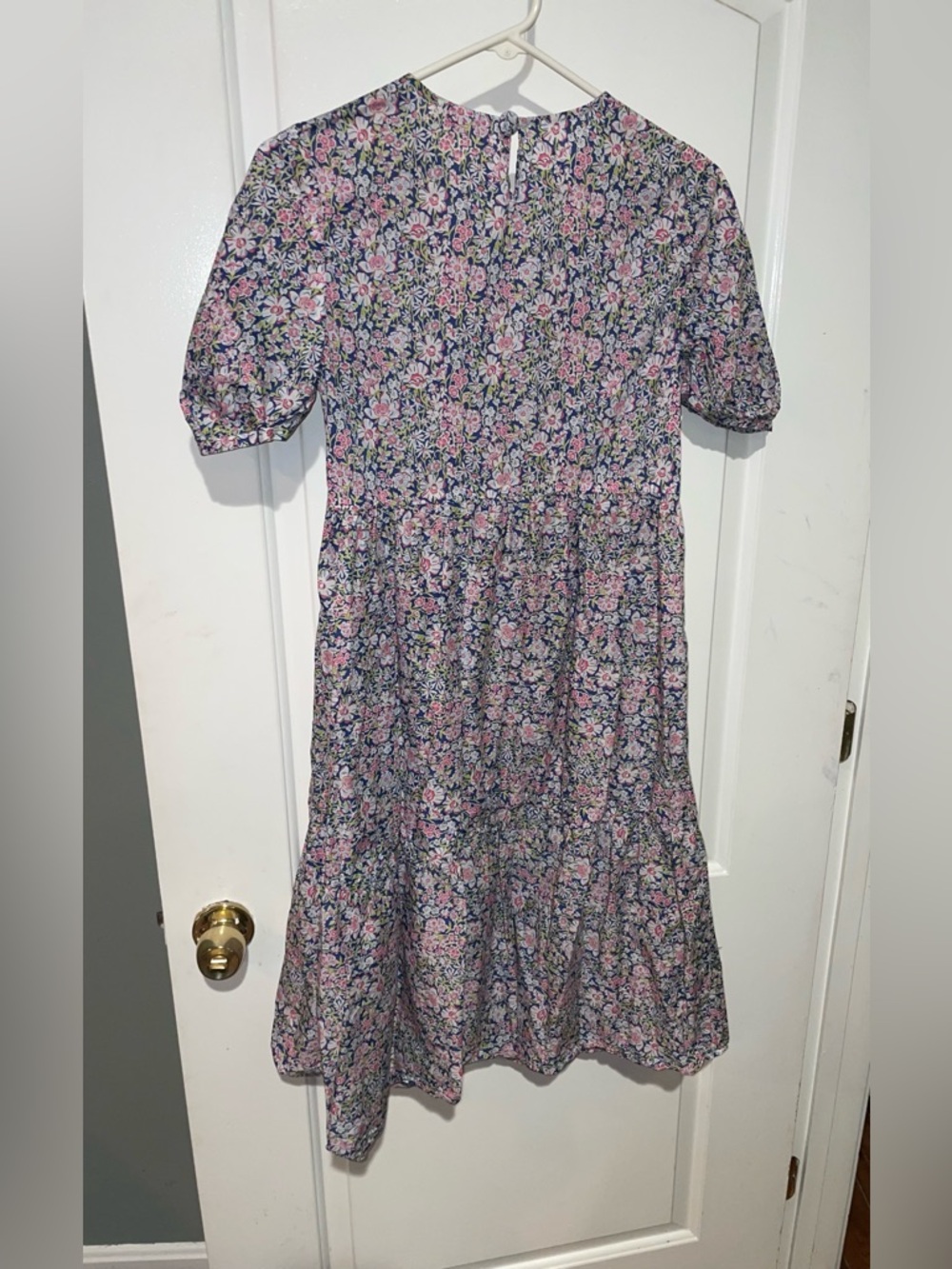 New! Casey Marks Madeline Floral Baby Doll Midi Dress 🌸 Small - Picture 10 of 12